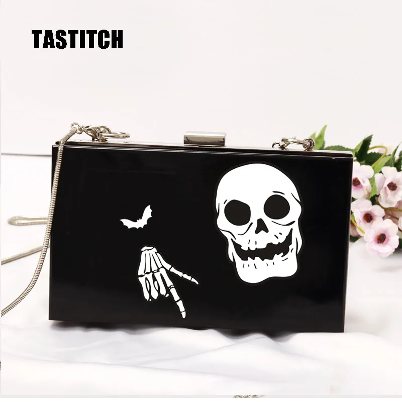 Индивидуальный клатч на Хэллоуин женский знаменитого портного узора маленький