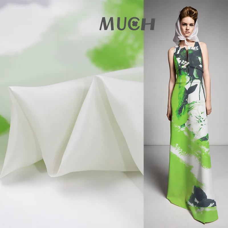 Натуральный шелк 140 см Ширина 16momme 100% брендовый дизайн органза ткань для женщин