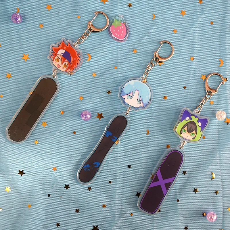 

2021 New Japan Anime SK8 the Infinity Cosplay Accessories Keychain Langa Hasegawa MIYA Reki Acrylic Pendant Halloween Jewelry