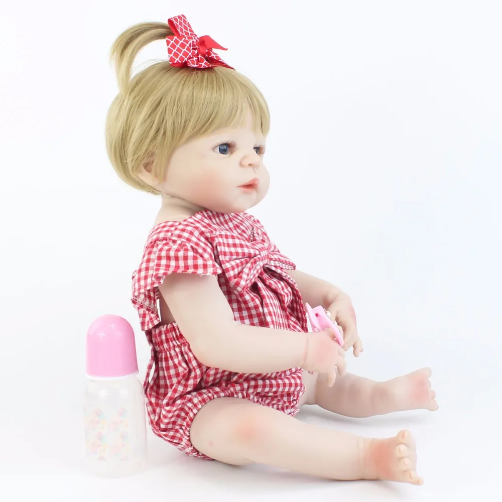 Силиконовая кукла-реборн детская виниловая 55 см | Игрушки и хобби
