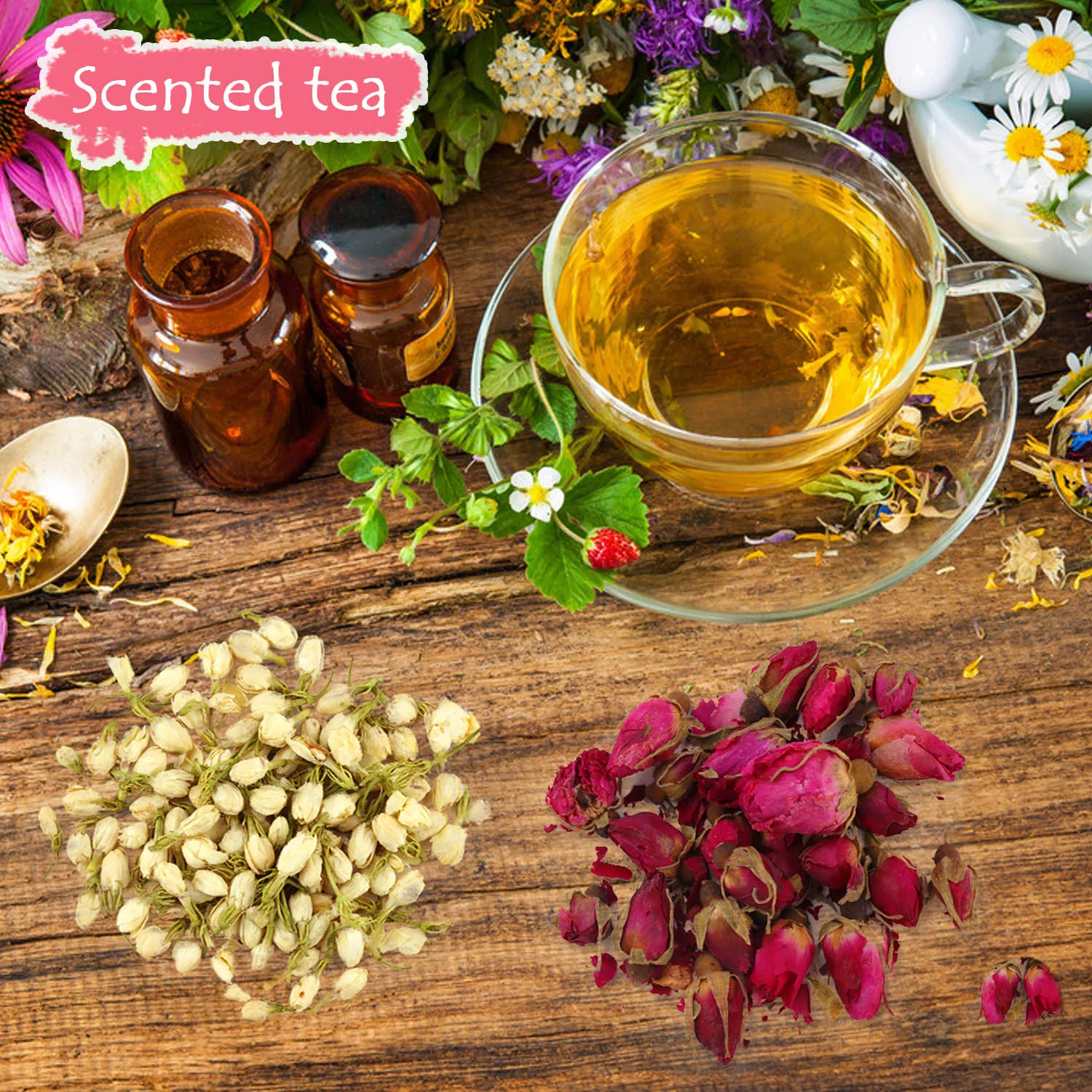 9 Упаковок натуральных сушеных цветочных лепестков для изготовления