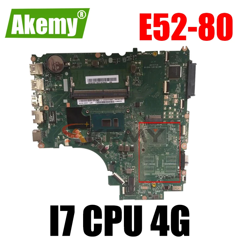 

Akemy For Lenovo E52-80 V310-15ISK V310-15IKB Notebook Motherboard DA0LV6MB6F0 CPU I7 DDR4 4G RAM 100% Test Wor