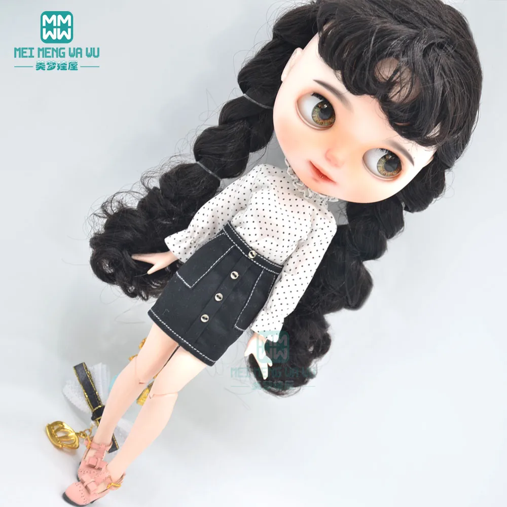 Модная Одежда для кукол Blyth водолазка мини-юбка одежда OB23 OB24 аксессуары 1/6 2020 |