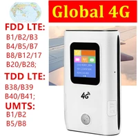 4g wifi router mifi 4g lte pocket mobile wifi hotspot 5200mah power bank fddtdd global sim card