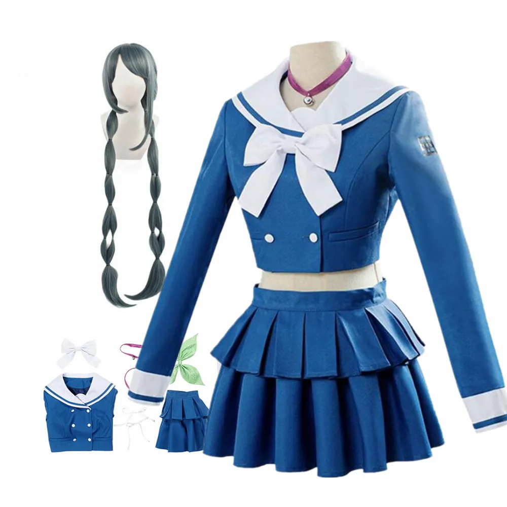 Женское платье из аниме данганронпа школьная форма костюмы для косплея чабашира