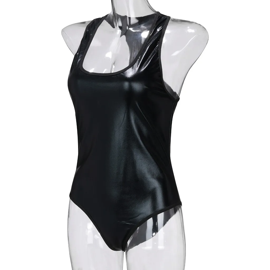 Экзотические комплекты для женщин сексуальный черный мокрый внешний вид Женское