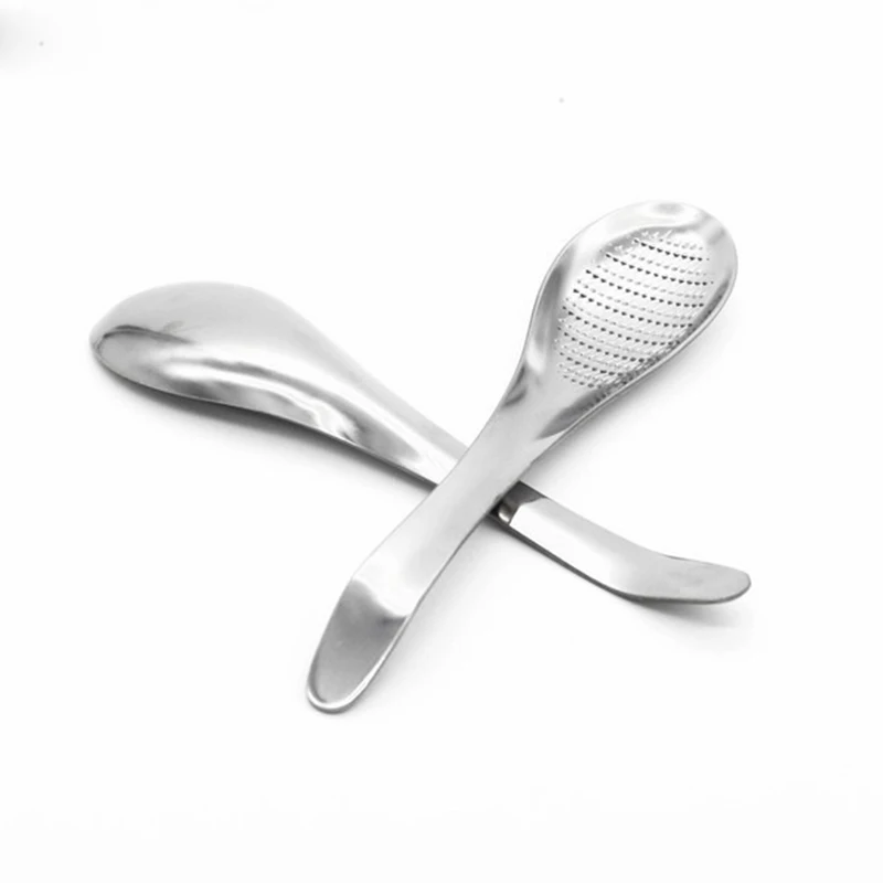 Нержавеющая сталь имбирь шлифовальный 1 шт. ложка и чеснок бытовой строгания