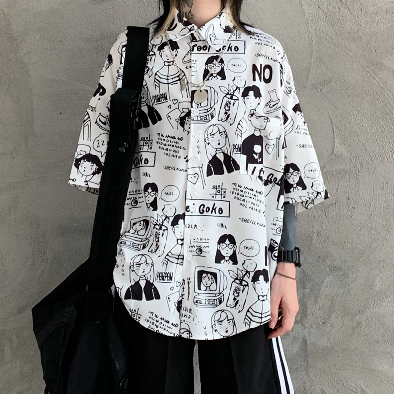 Кардиган на пуговицах для мужчин и женщин длинная свободная уличная футболка