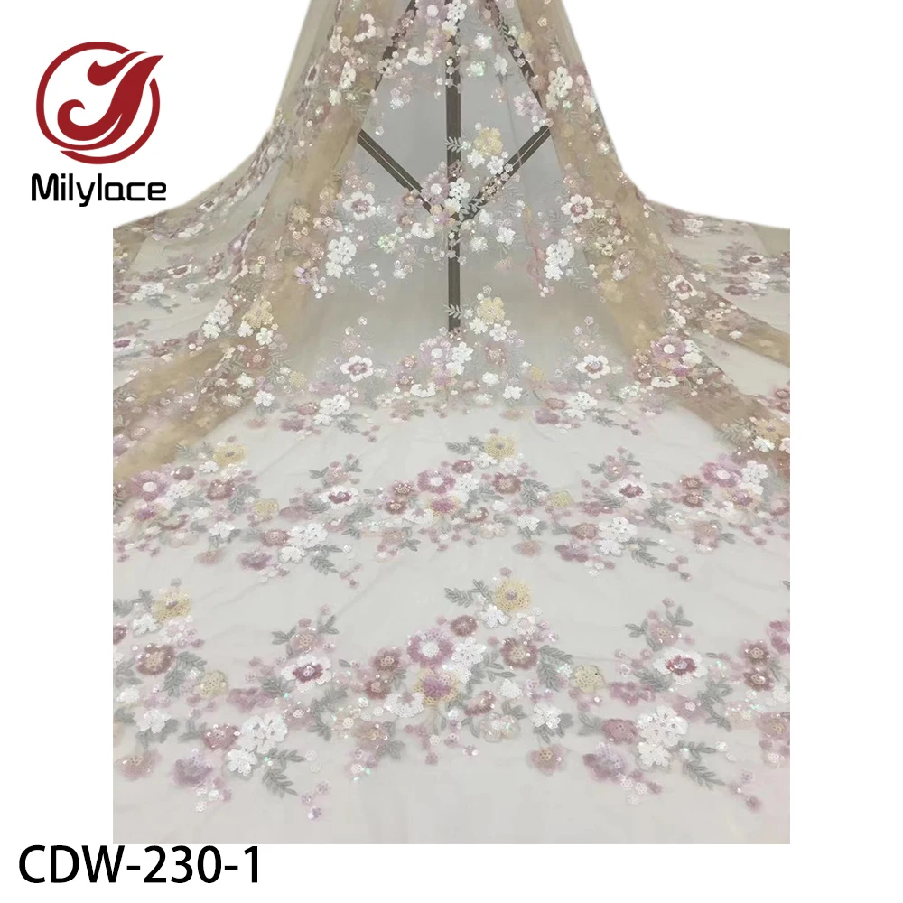 Романтическая Красивая сетчатая африканская кружевная ткань с французскими