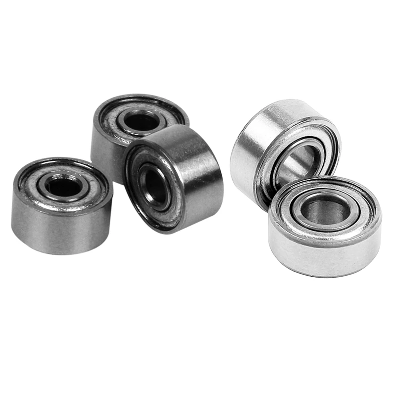 

10Pcs Miniature Rubber Sealed Metal Shielded Metric Radial Ball Bearing 692 ZZ 2X6X3MM & 10Pcs 13Size MR104-ZZ 4X10x4mm