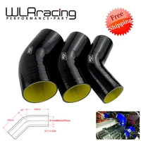 blue black yellow 2 0 2 5 3 51mm 63mm 76mm 45 degree elbow silicone hose pipe intercooler turbo intake pipe coupler hose