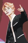 Картина по номерам Корейская K-POP группа BTS Чимин, 40x60 см, Живопись по Номерам, K-POP-019