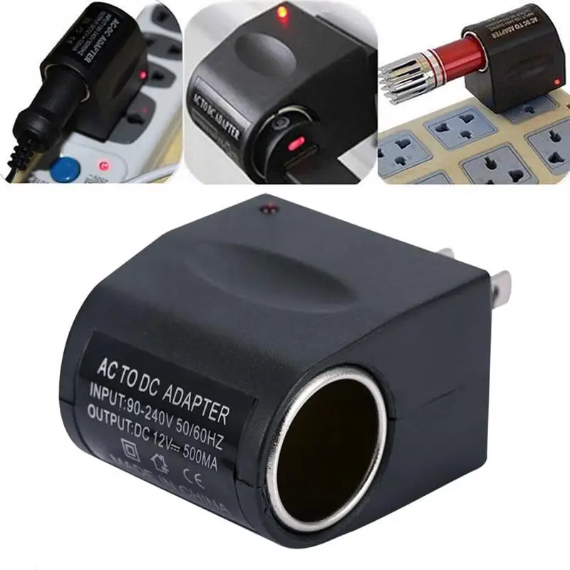 Бытовой преобразователь прикуривателя 220В до 12В прикуриватель автомобильное