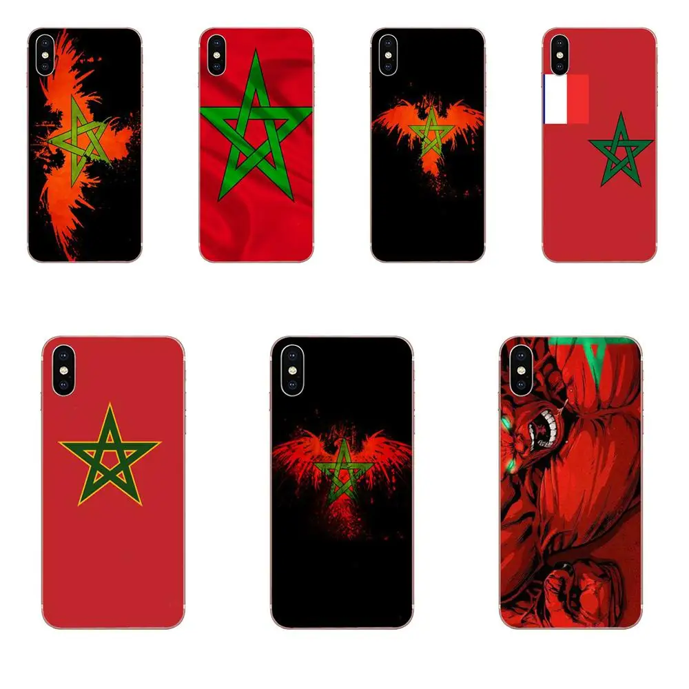 Чехол из термопластичного полиуретана для России флаг Марокко samsung Galaxy Note 5 8 9 S3 S4