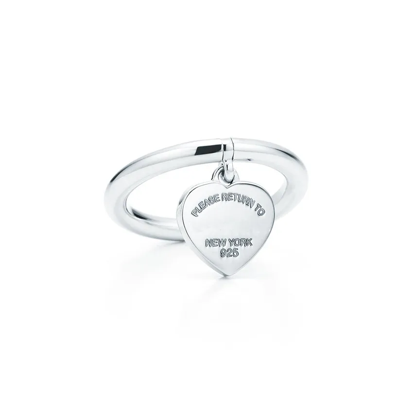 

Hot hot style fashion lovers heart token ring