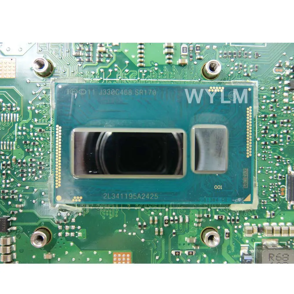 Материнская плата Q501LA SR170 i5-4200 CPU 4GB для ASUS Q501 Q501L материнская ноутбука 60NB01F0-MB6010