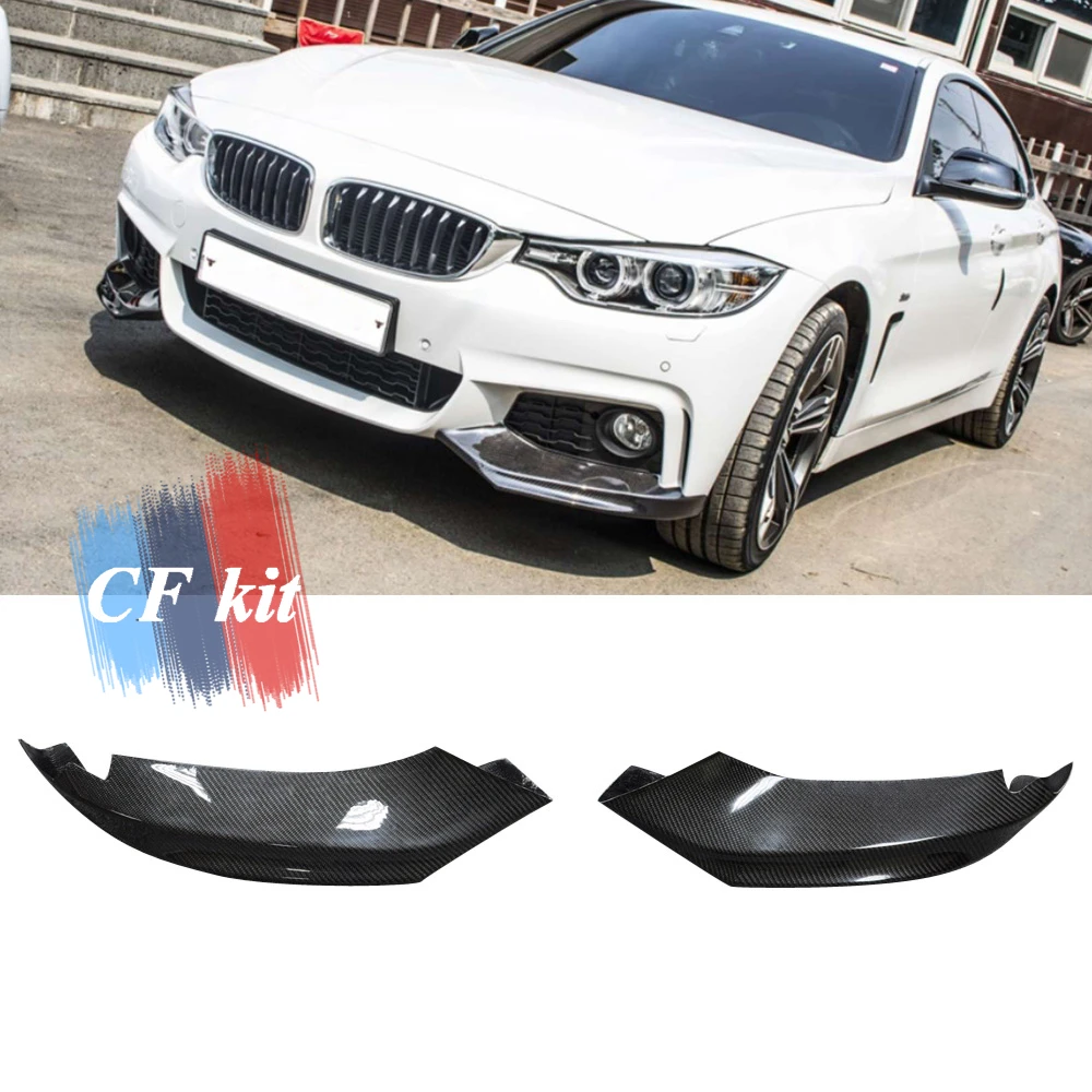 CF комплект из углеродного волокна M-Tech передний губной бампер спойлер сплиттеры