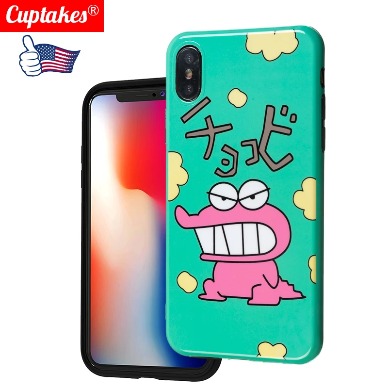 Роскошный глянцевый мягкий силиконовый чехол для Apple iPhone 7 8 Plus X 10 XS Max XR 6S 6 с милым