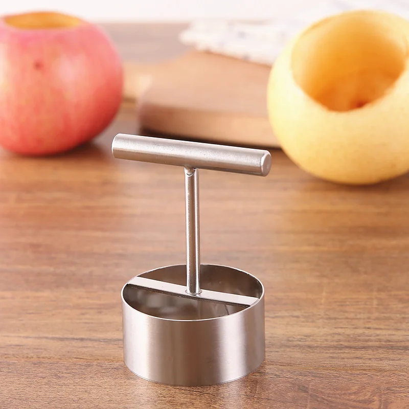 

Sharp stainless steel apple core coring cutter multi-function Fruit core pitter remover separator for kitchen tools Accessories