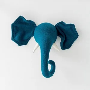 Мягкие игрушки в скандинавском стиле с головой животного, украшение для детской комнаты, детского сада, украшения для детской комнаты, игрушки для детской комнаты, украшение для стен