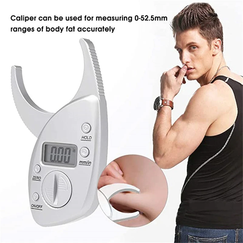 Цифровой штангенциркуль для жира 0 50 мм зажим щипцы измерения толщины