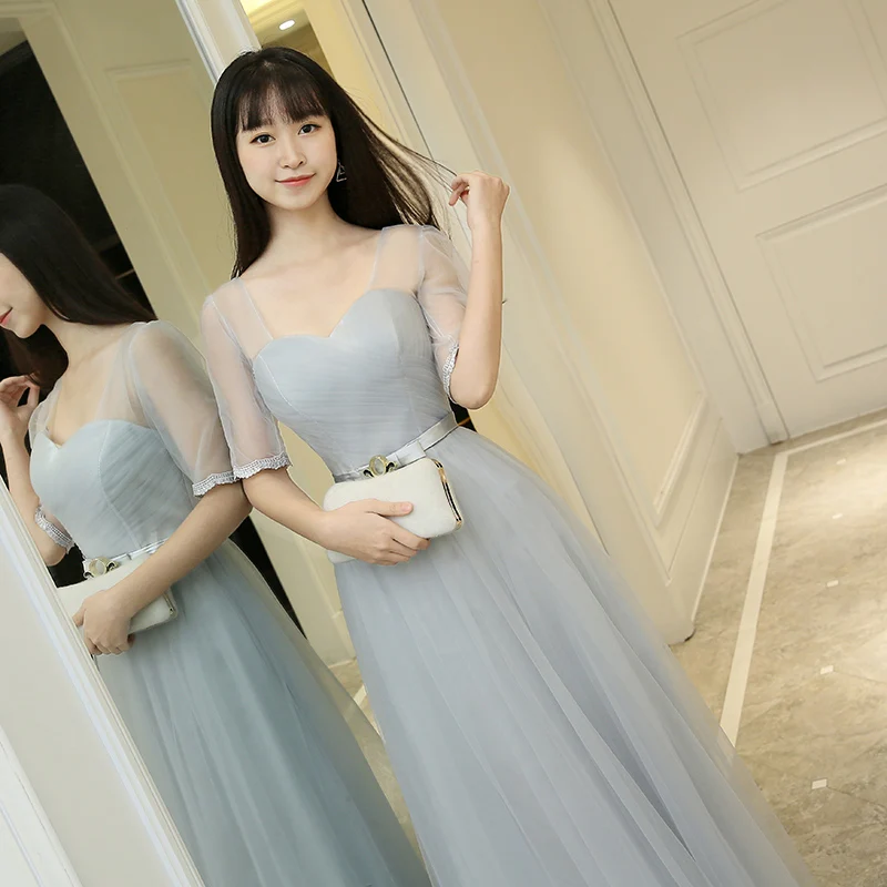 Бордовые Платья для подружки невесты элегантные тюлевые праздничные свадебные