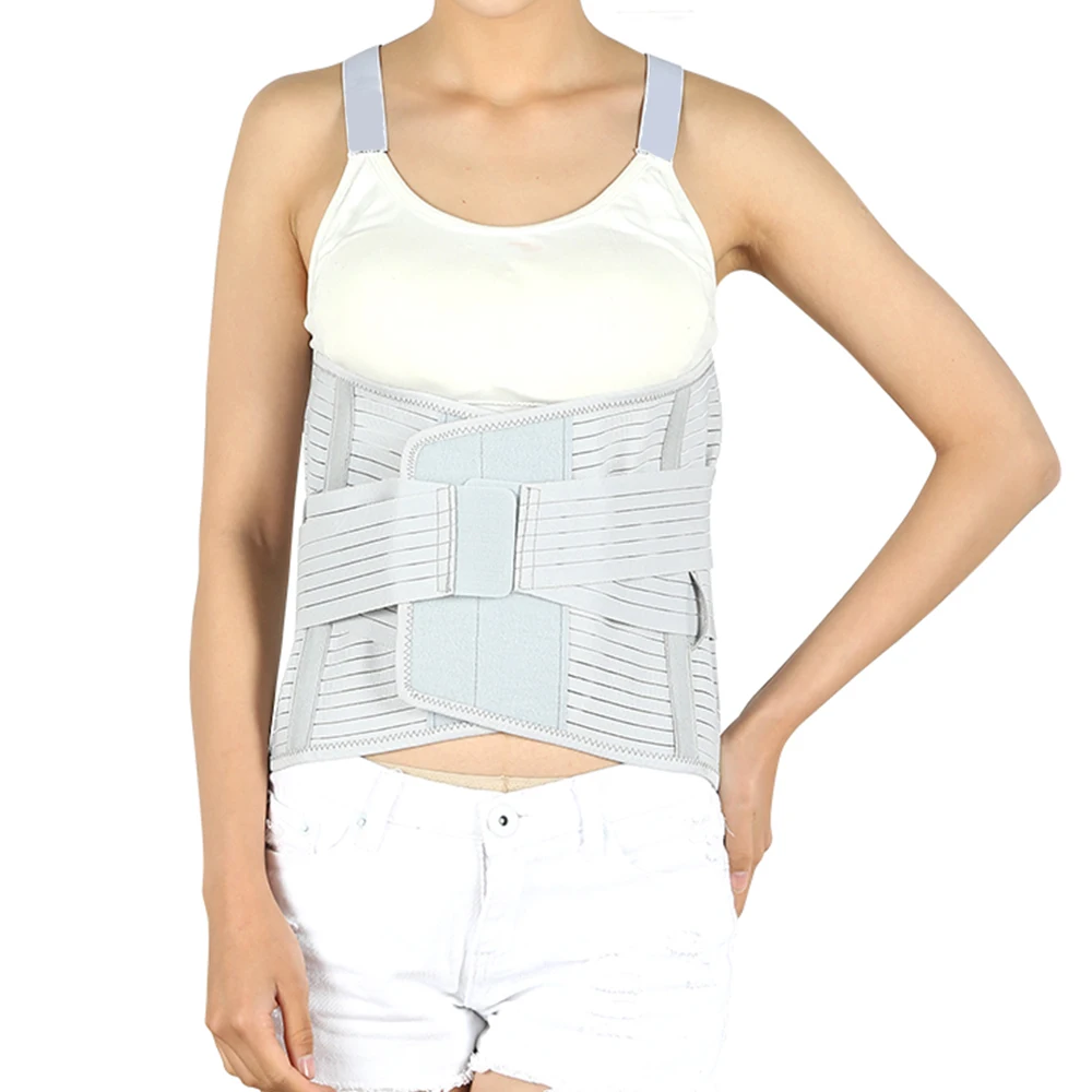 Регулируемая поясничная Поддержка пояс для поясницы спины из сетчатого