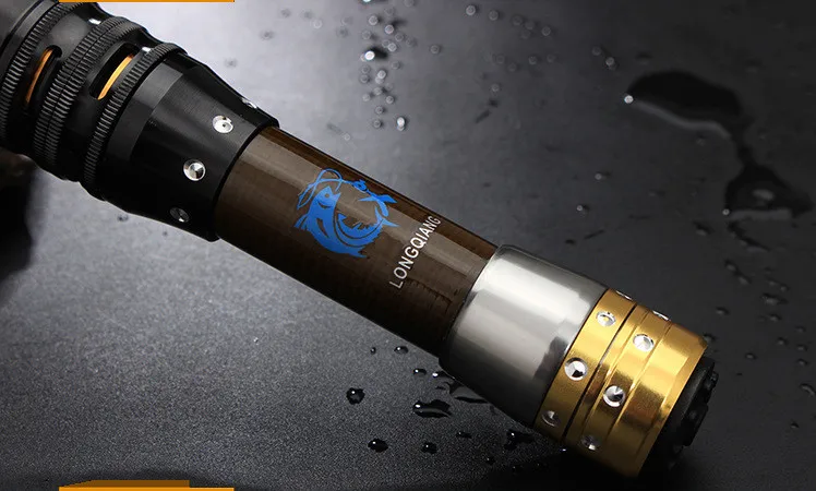 Телескопическая удочка из углеродного волокна Морской Карп спиннинговая Удочка