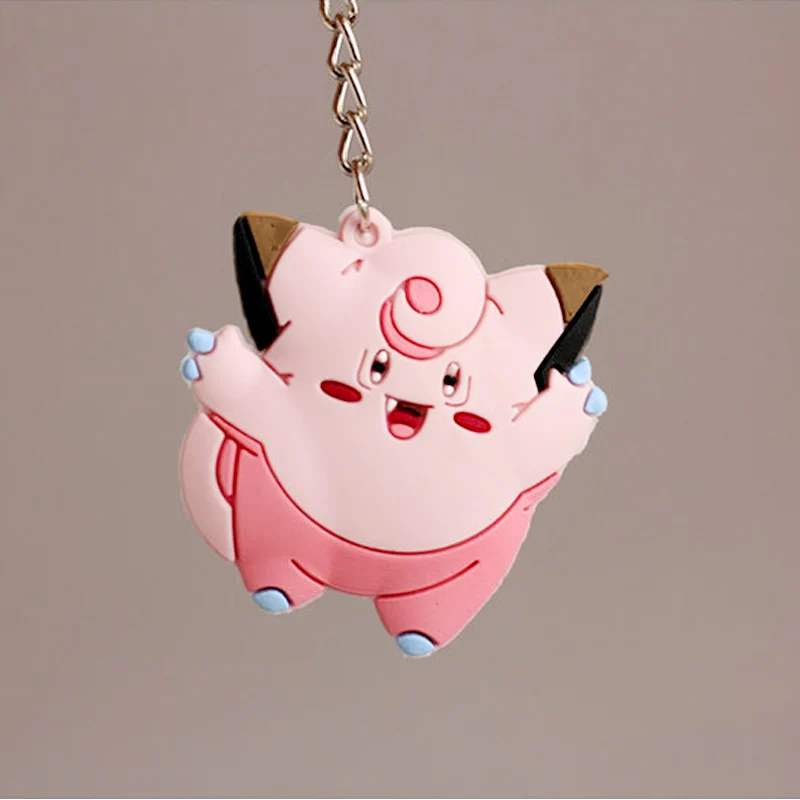 Покемон брелок для ключей рюкзак ПВХ металлический Пикачу Clefairy сандшреш