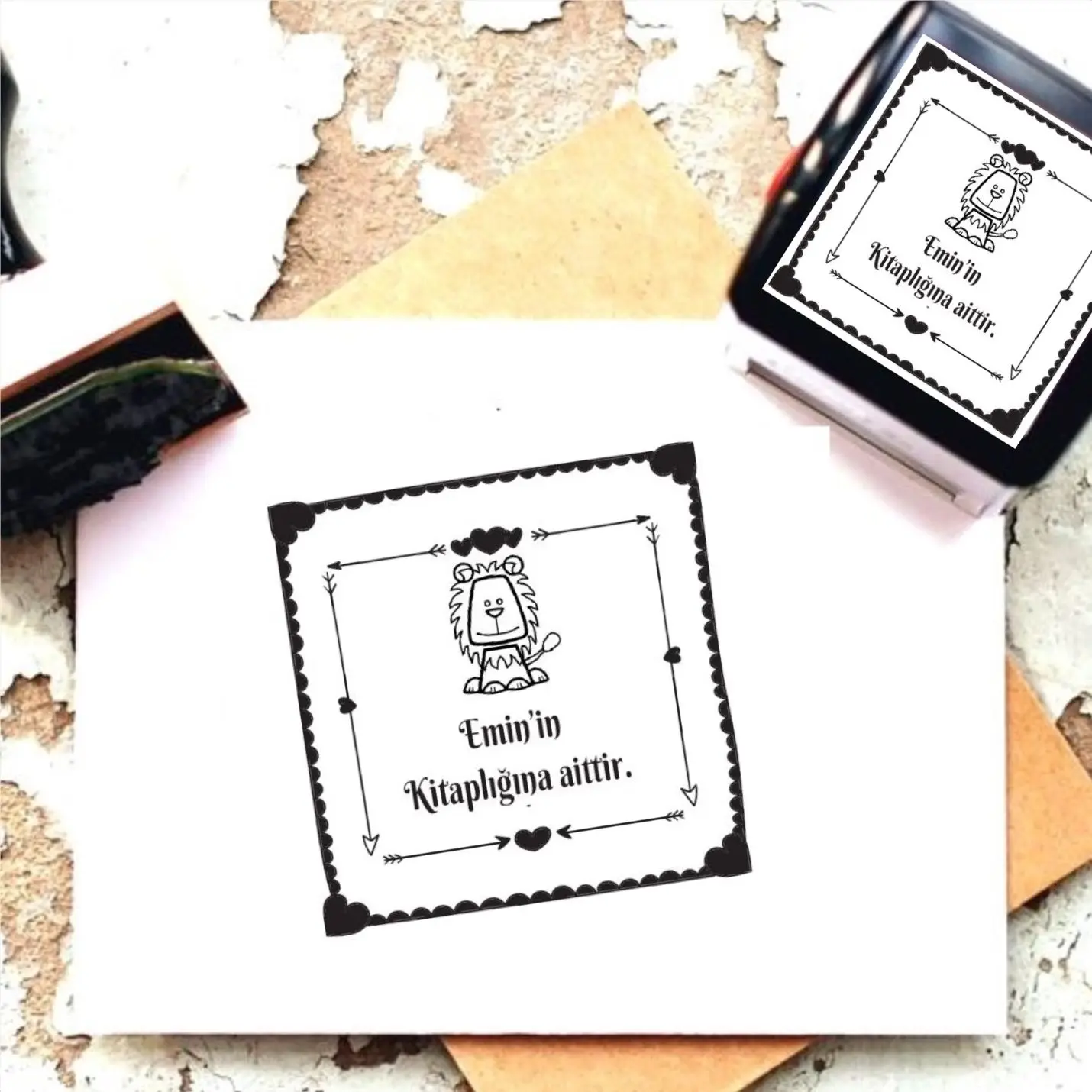 

Индивидуальный дизайн квадратный Stamp-A610