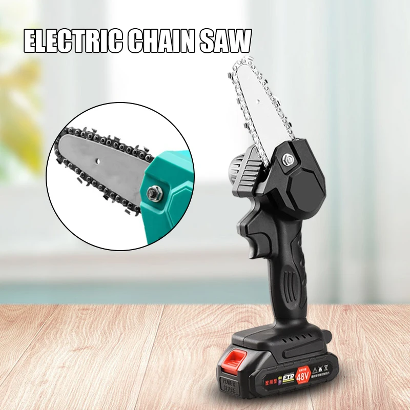 

Handheld Mini Chainsaw For Wood Cutting And One-hand Chainsaw Rechargeable Saw Garden Logging Tools Herramientas