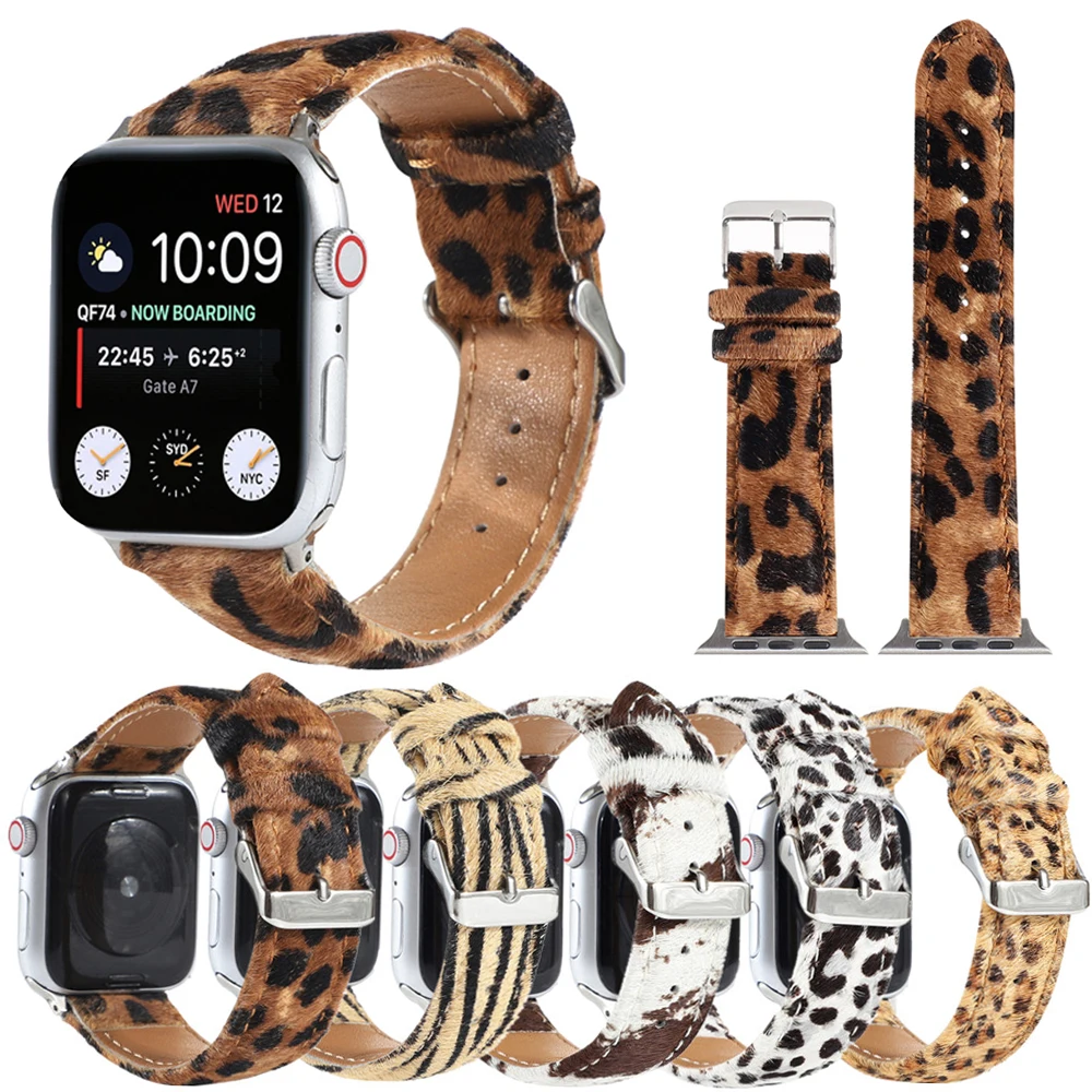 

Ремешок из натуральной кожи для наручных часов Apple Watch Series 6 5 4 3 2 1 SE