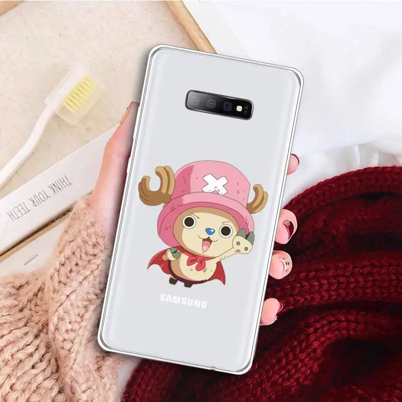 

Tony Tony Chopper one piece anime Phone Case Transparent For Samsung Galaxy A 71 21s S note 8 9 10 plus 20 ultra