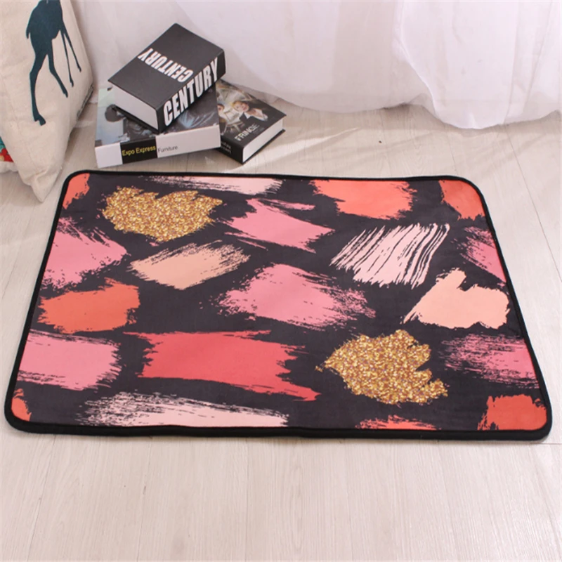 Современный мультяшный коврик для дома входной двери улицы смешной