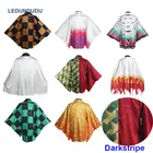 Аниме Demon Slayer Kimetsu no Yaiba Kamado Tanjirou плащ томиока Giyuu Косплей Костюм кошу шинобу хаори юката парчовое пальто