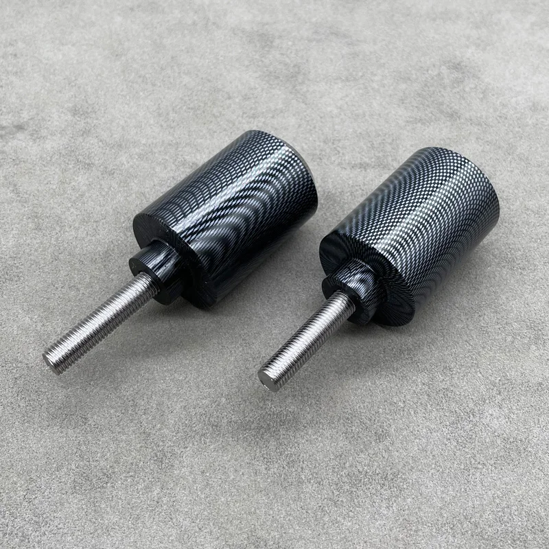 Новинка 2022 мотоциклетные черные Углеродные слайдеры без обрезания защита от