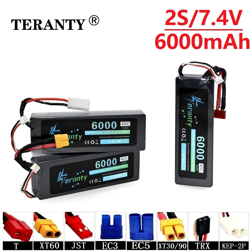 Обновление для предотвращения столкновений 2s 7 4 v 6000 мА/ч 40C Lipo Аккумуляторы