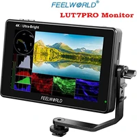 feelworld lut7 pro 7 inch ultra bright 2200nits dslr camera field monitor 3d lut touch screen for videomovie shooting