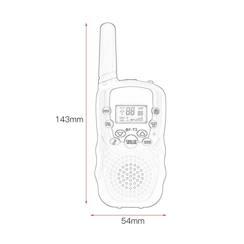 

Kids Intercom Electronic Walkie Talkie Phone Toy Children Mini Handheld Gadget Two-Way Radio Interphone Wireless Boys Gifts