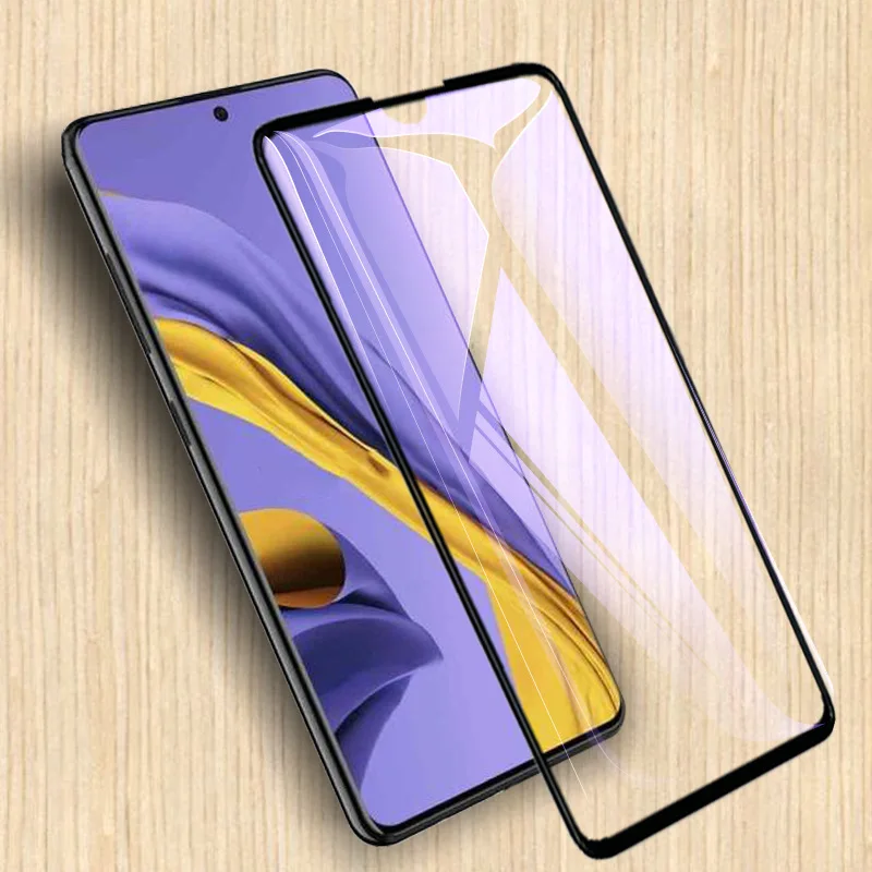 Закаленное стекло для Samsung Galaxy A51 A71 2 шт.|Защитные стёкла и плёнки телефонов| |