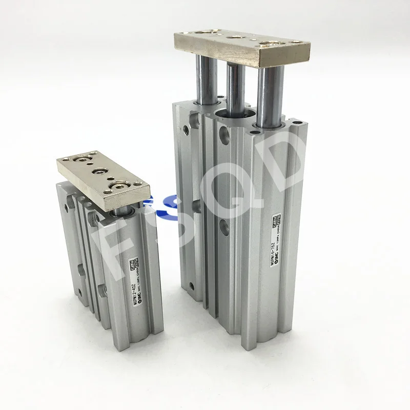 MGPM12-30Z MGPM12-40Z MGPM12-50Z SMC компактный направляющий цилиндр тонкий трехосевой цилиндр с цилиндрическим стержнем MGPM серия