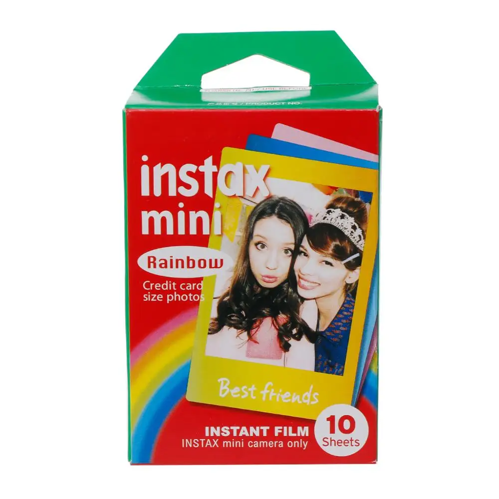 10 листов радужной фотобумаги пленка Polaroid для камеры Mini7 8 25 70 90|Фотобумага| |