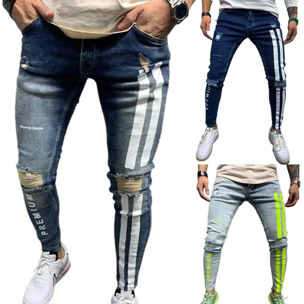 

Pants Stripe Polyester Stripe Man Trousers for Daily Wear Man Trousers