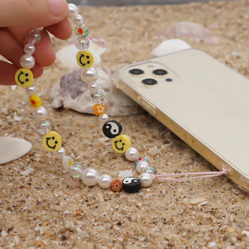 Женский шнурок в виде цепочки с имитацией жемчуга |