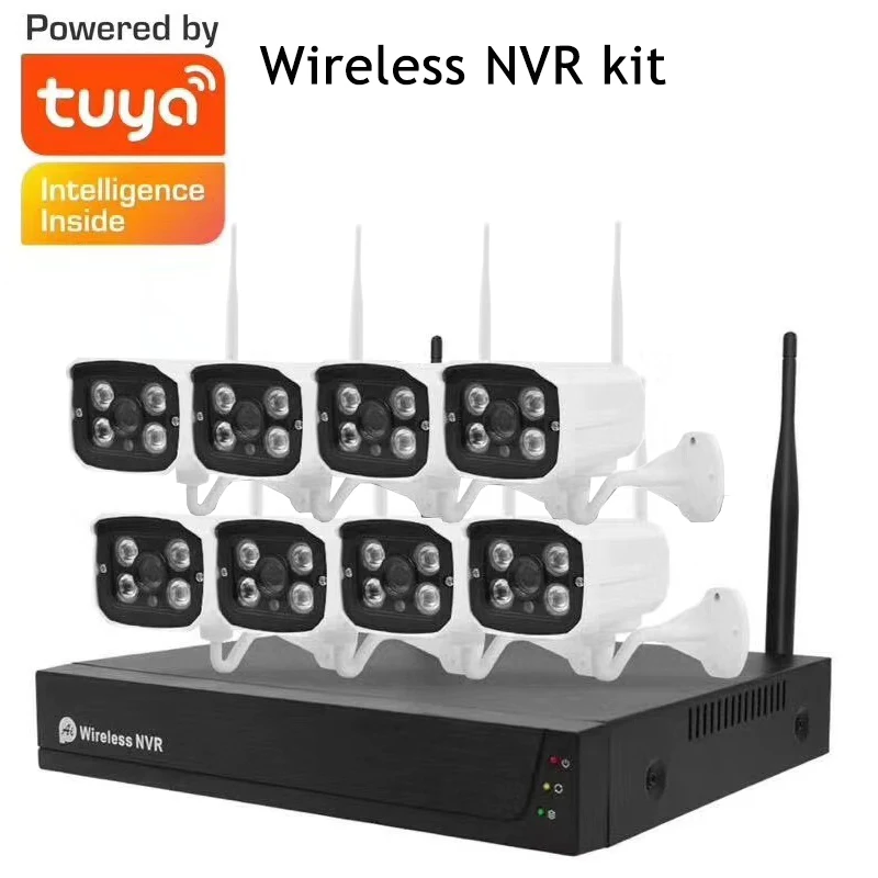 Система видеонаблюдения Tuya Smart Life 8 каналов 1080P Wi Fi|Система наблюдения| |