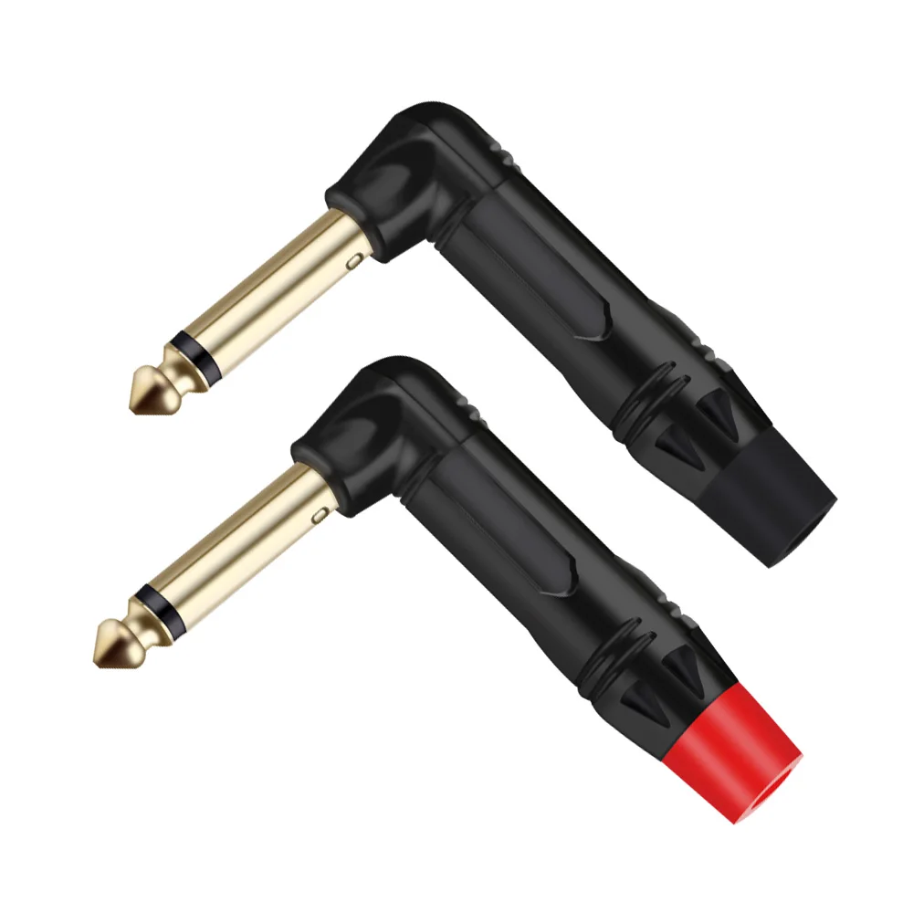 

R TC233 6,35 мм беззвучный разъем 2 полюсов чёрный