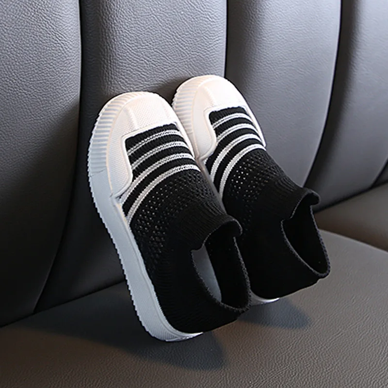 

Children's Knitted Breathable Shoes Fall 2019 New Boys'Fashion Shoes and Girls' Students'Leisure Shoes