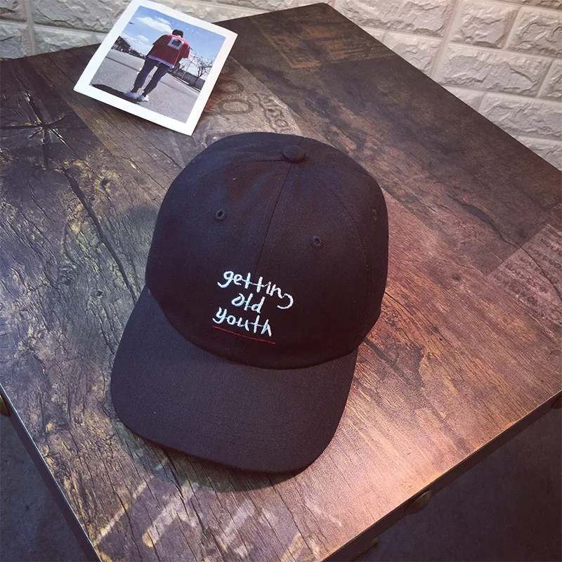 Модная мужская бейсбольная кепка в стиле хип-хоп с вышивкой для пожилых людей |