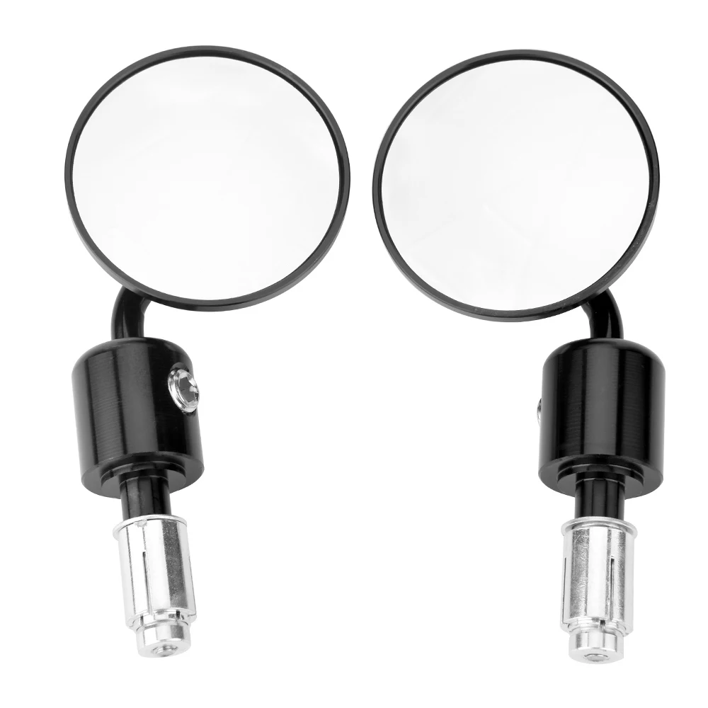 

Motowerks 22mm 7/8 Inch Motorcycle Rear View Mirror Round Side Mirrors Handlebar End Mirror for Cafe Racer Bobber Accessories