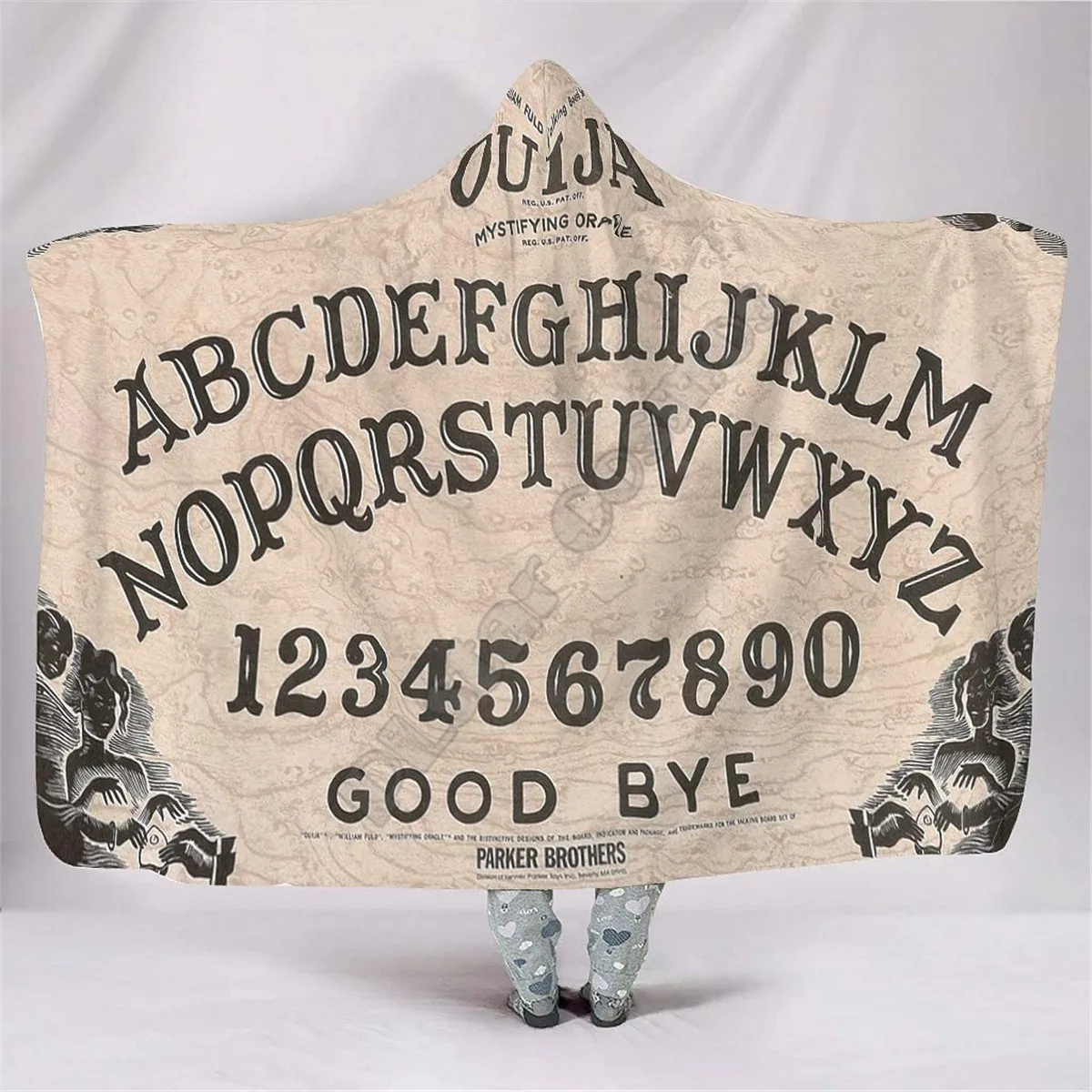 

Talks with a Devil Soft Bright Hooded Blanket 3D printed Wearable Blanket Adults Kids Various Types Hooded Blanket Wearable